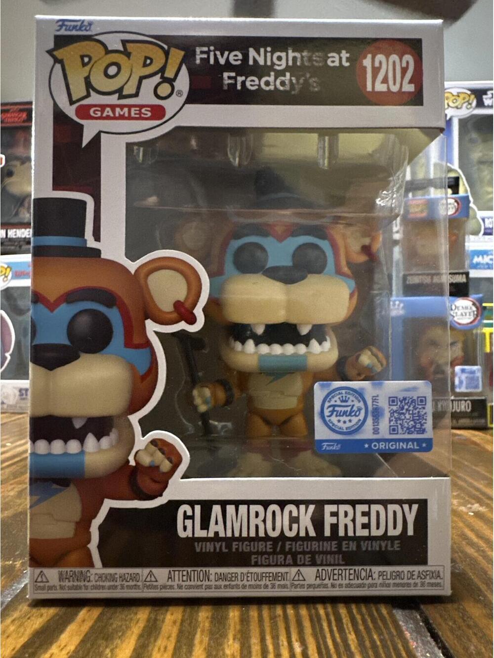 Pop! Games Five Nights at Freddy's Security Breach Glamrock Freddy #1202 Vinyl F